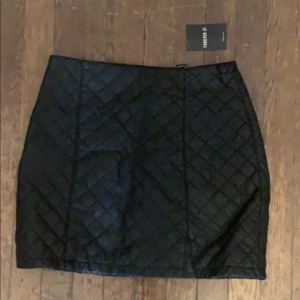 Leather skirt